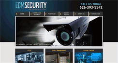 Desktop Screenshot of ecmsecuritysystems.com